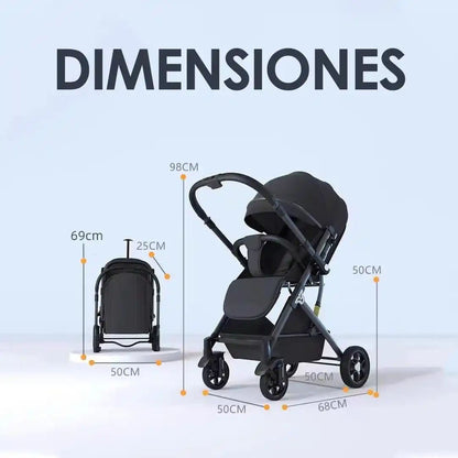 Coche Paseador Liviano Fino Tipo Maleta